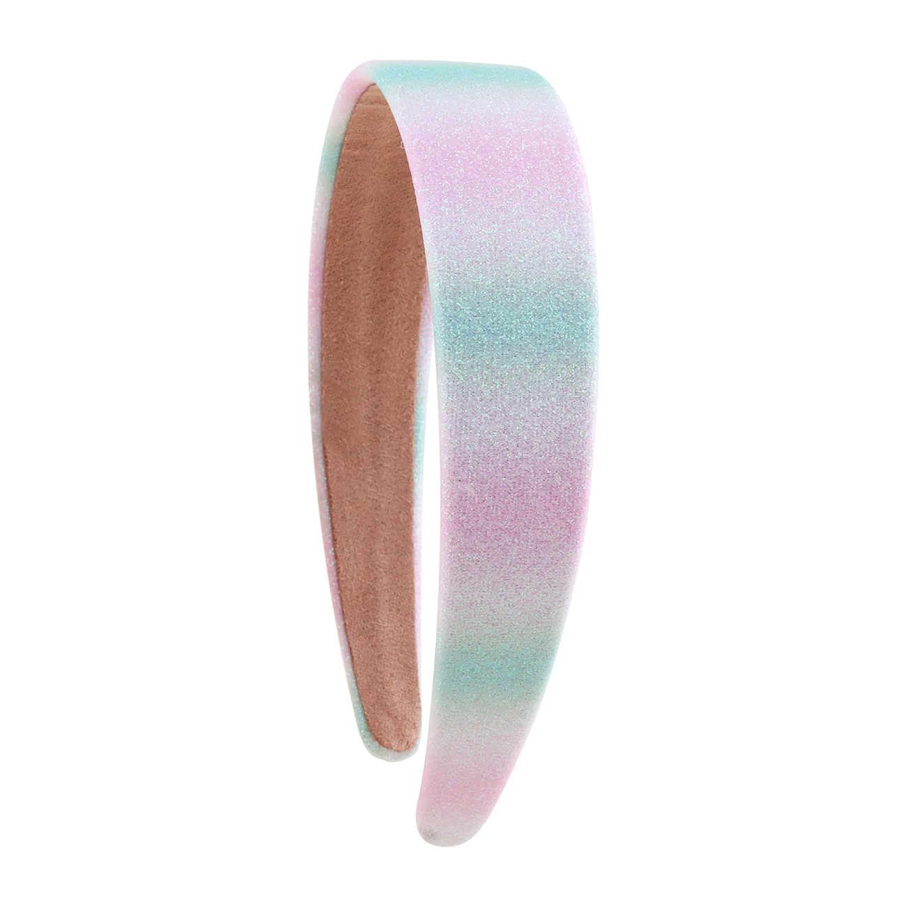 Glitzer-Stirnbänder für Mädchen, Prinzessin, glitzerndes, breites Stirnband für Kinder, niedliches bedrucktes Stirnband für Kinder, dickes glitzerndes Bling-Kinderhaar – Detail 19