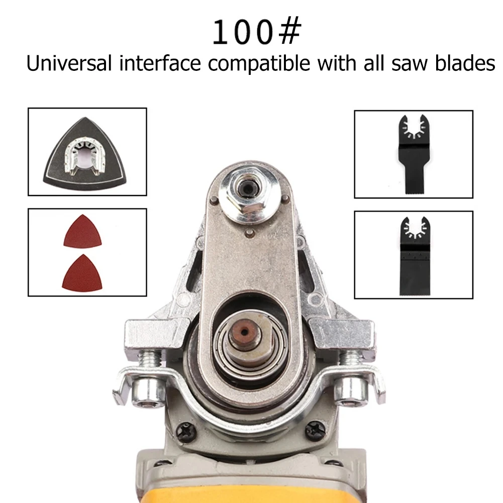 M10/M14 Thread Angle Grinder Conversion Universal Head Adapter for Modification Models Woodworking Polishing Oscillating Tool 3