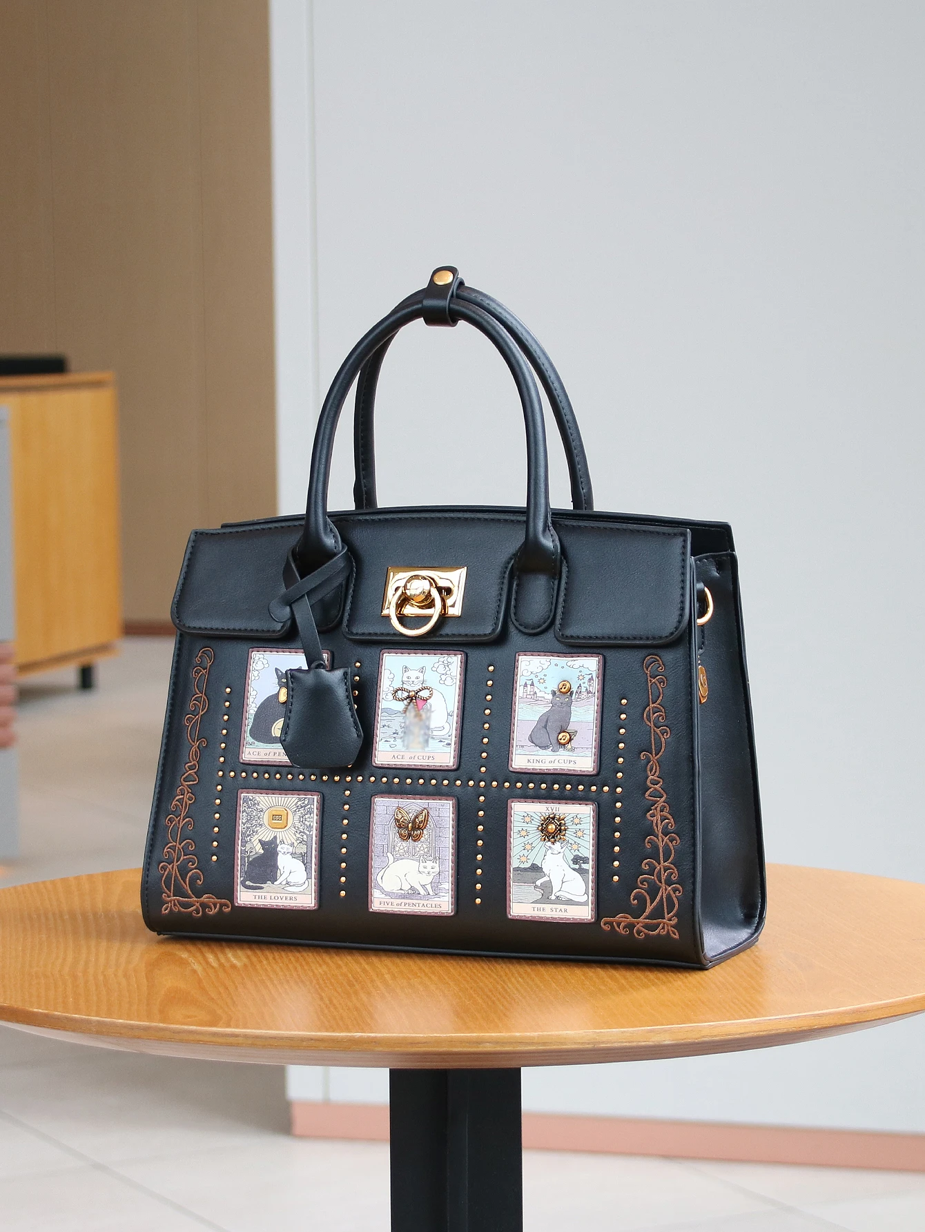 Luxuriöse Mode-Handtasche 2026 mit hoher Kapazität und anspruchsvollem Design, eleganter Stil, Damen-Tragetasche, Elf Cat Heavy Industry Design – Detail 9