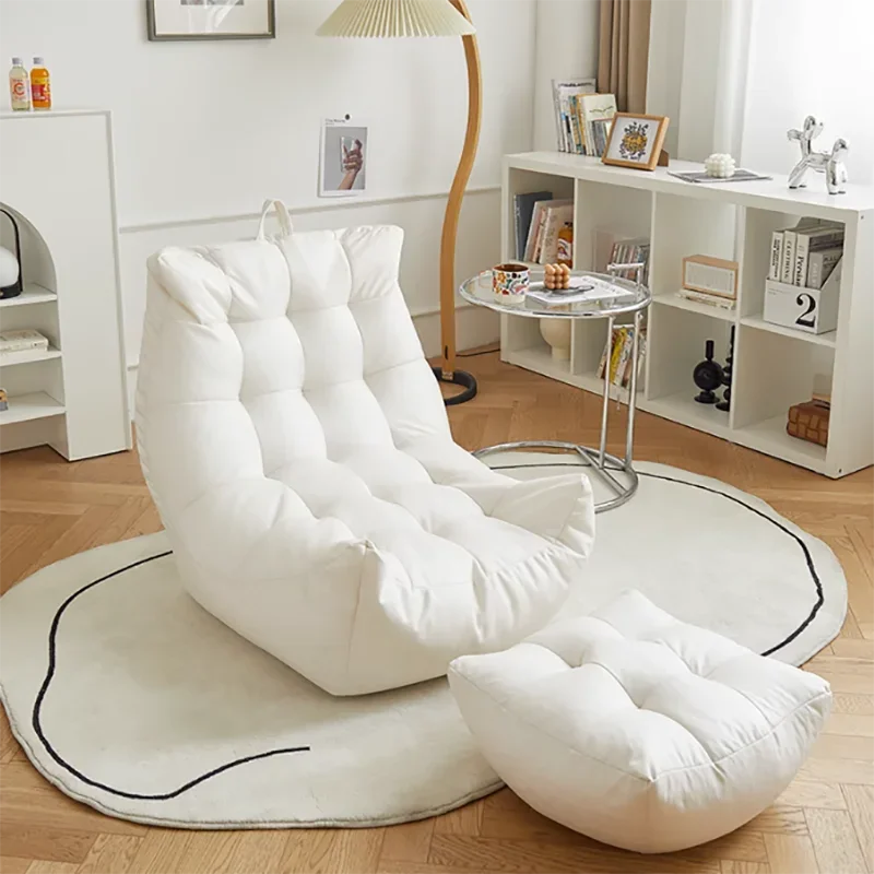 Funda Grande Para Sofà Individuale, Puffs Para Dormitorio, Sala De Estar, Suelo, Cómodo, Tumfonas, Muebles De Jardin