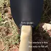 35cm Indispensable Garden Hoes Dual Headed Weeding Tool Portable Garden Hand Tool with Wooden Handle Hoe Garden Tools 6