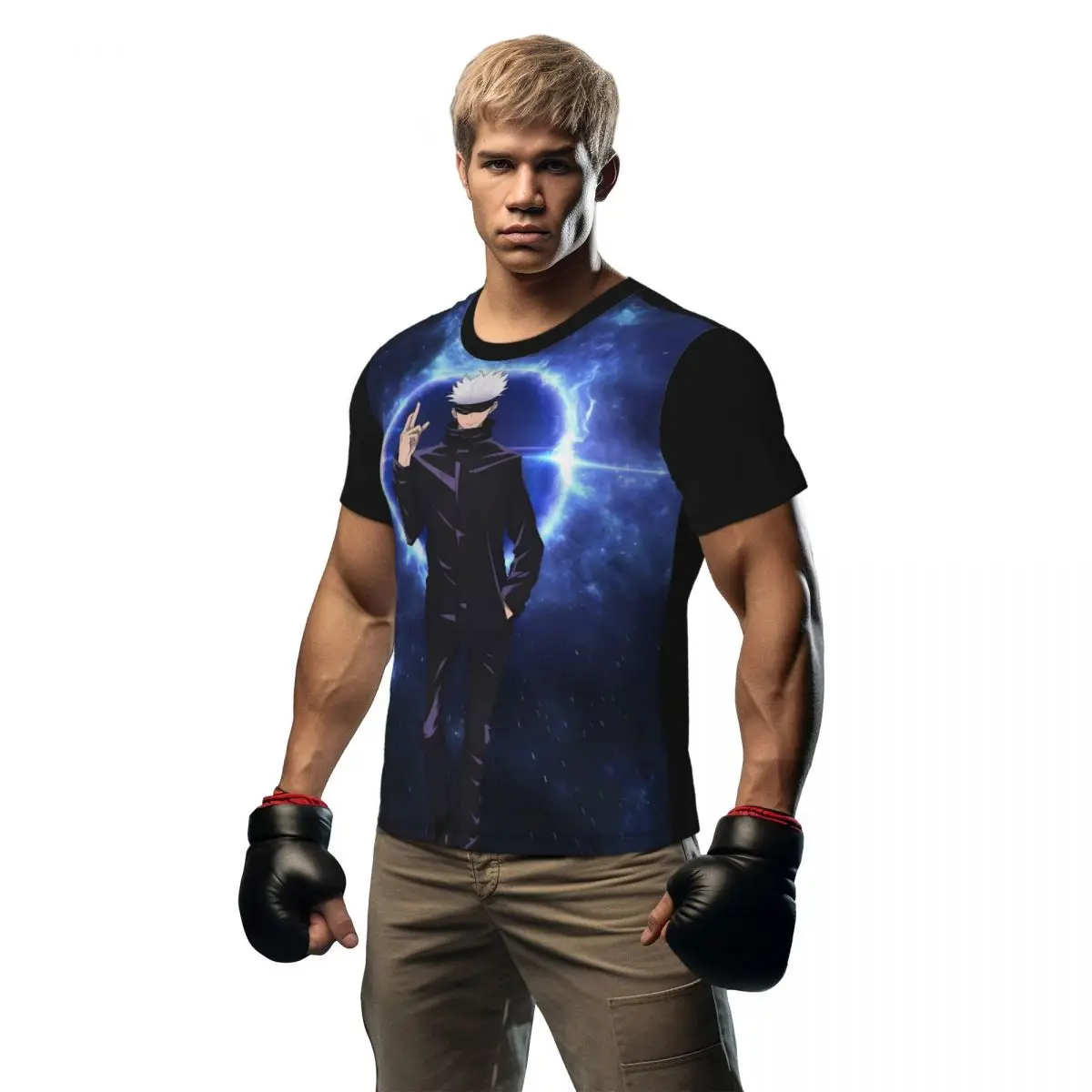 

Jujutsu Kaisen Manga T Shirt Gojo Satoru Fashion Sports T-Shirts Short Sleeve Quick Dry Tops Summer Streetwear Plus Size Clothes