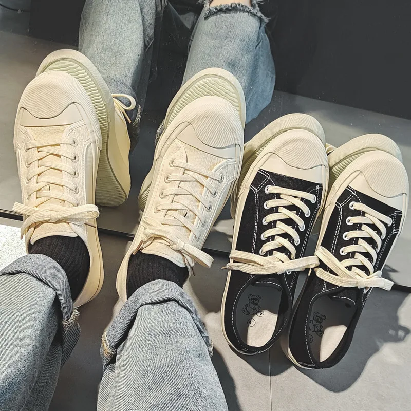 

Vulcanize Shoes Unisex Women Shoes Board Shoes Men Fashion Sneakers Outdoor Casual Shoes Classic Comfortable Ladies Canvas Shoes