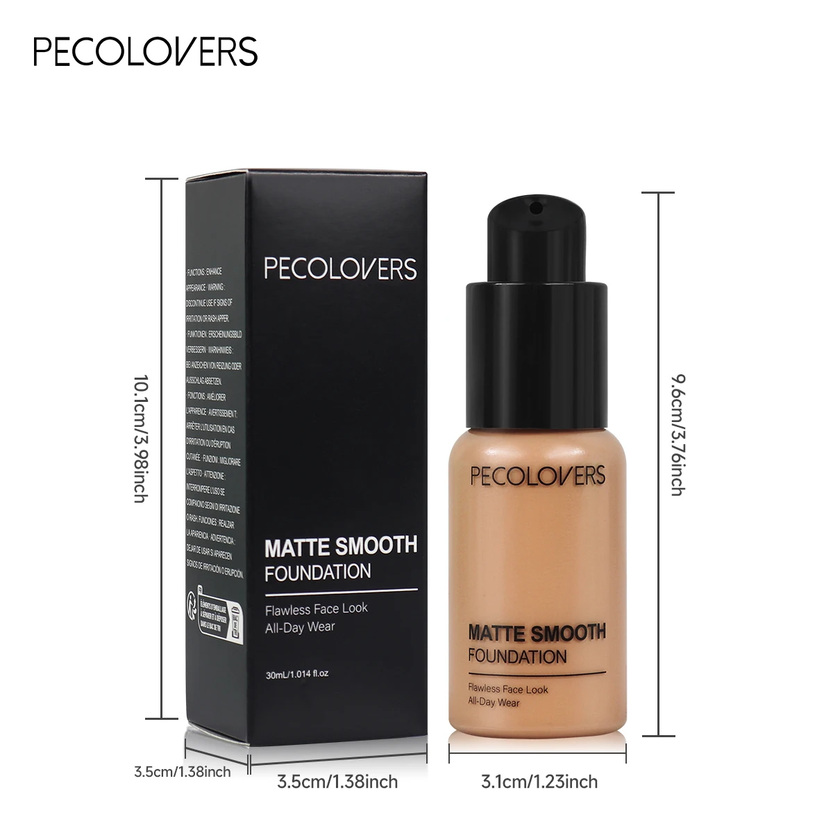 Description Picture 4 of item1PC Full Coverage, Covering Dark Circles, Natural,Concealer, Matte, Non-sticky, Liquid Foundation, Suitable for All Skin Types