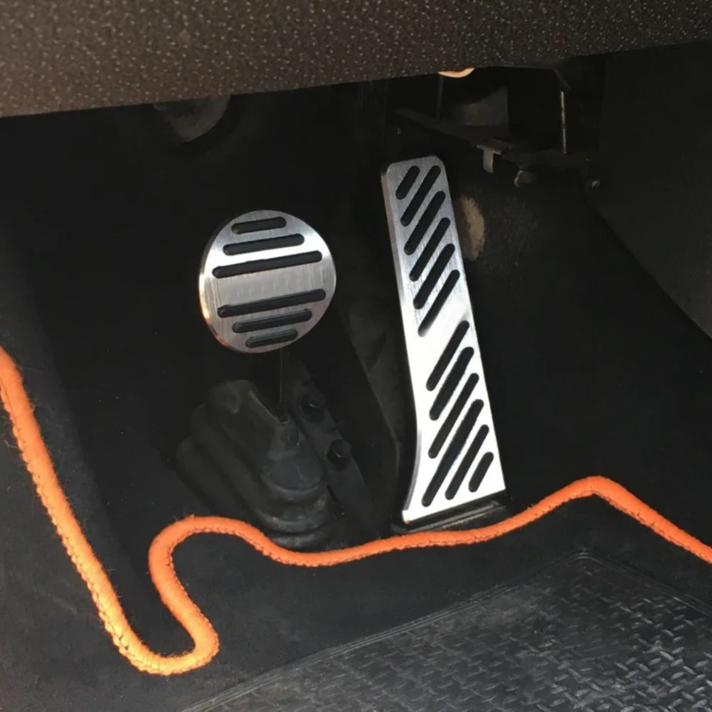 Car Pedals Gas Accelerator Pedal and Break Pedal Cover Pad Non-Slip For Mercedes Benz Smart Fortwo 451 2007-2014