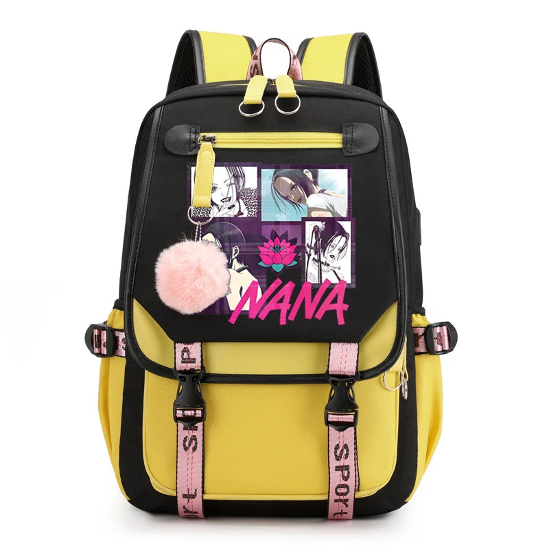 

Nana Osaki Anime Casual Backpacks Teenage Girls Laptop Bag Student SchoolBag Fashion Nana Bagpack Mochila School Rucksack