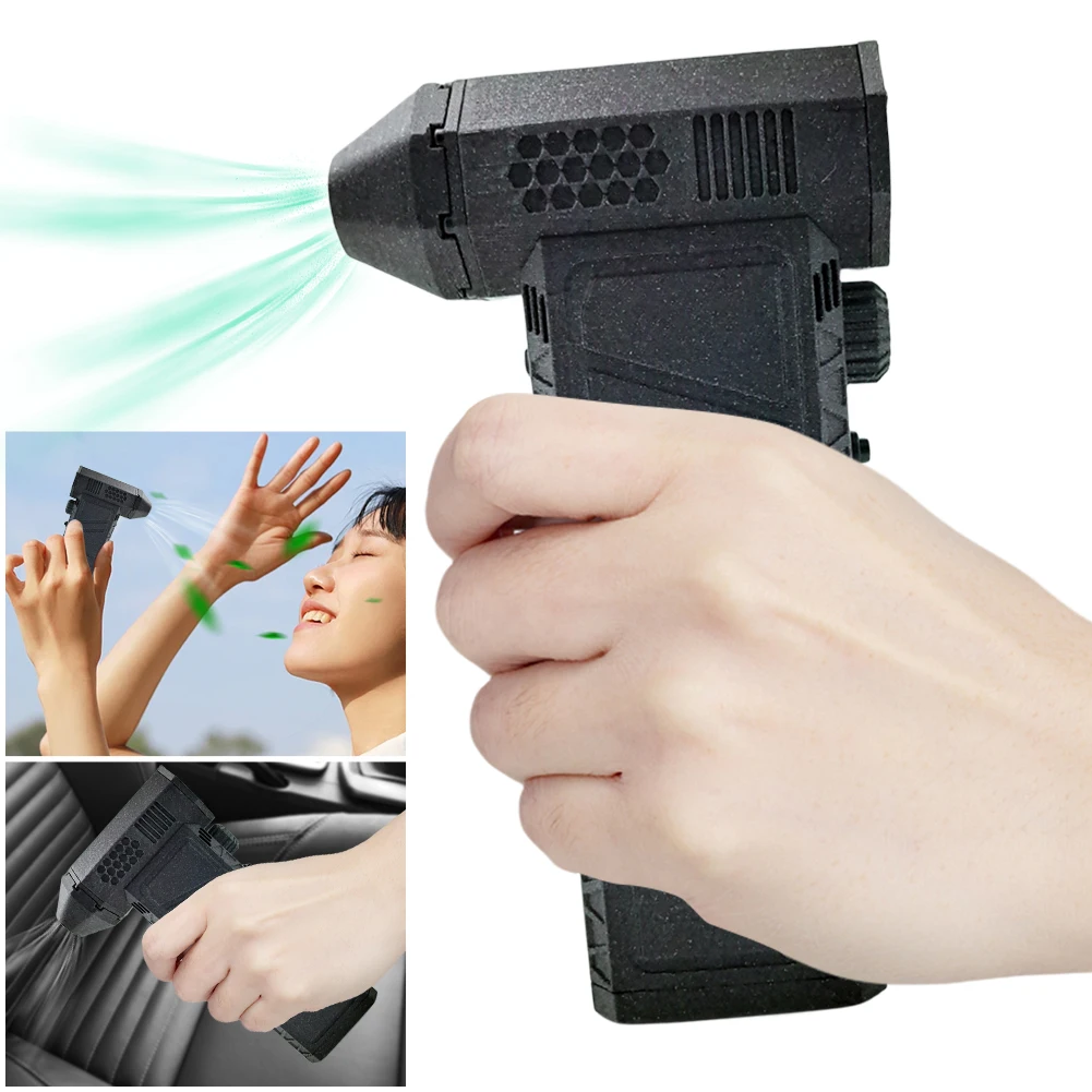 

Mini Turbo Jet Fan Brushless Motor High Power Jet Fan 110000 RPM Handheld Dust Blower with High Speed Duct Fan Turbo Violent Fan