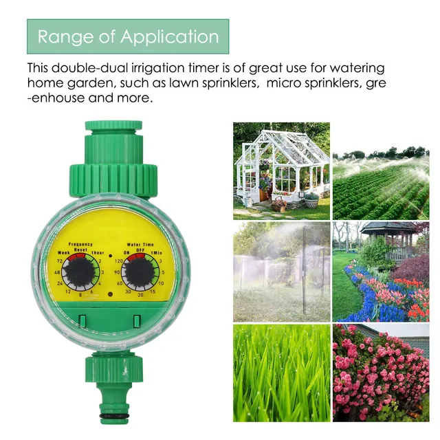 Garden Water Timer Home Indoor Outdoor Timed Irrigation Controller Automatic Sprinkler Programmable Valve Faucet Hose Electronic 2