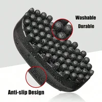 Lot de 2 brosses éponge torsadées pour cheveux bouclés avec vaporisateur, outils de coiffure afro pour dreadlocks et boucles africaines, pour salon 3