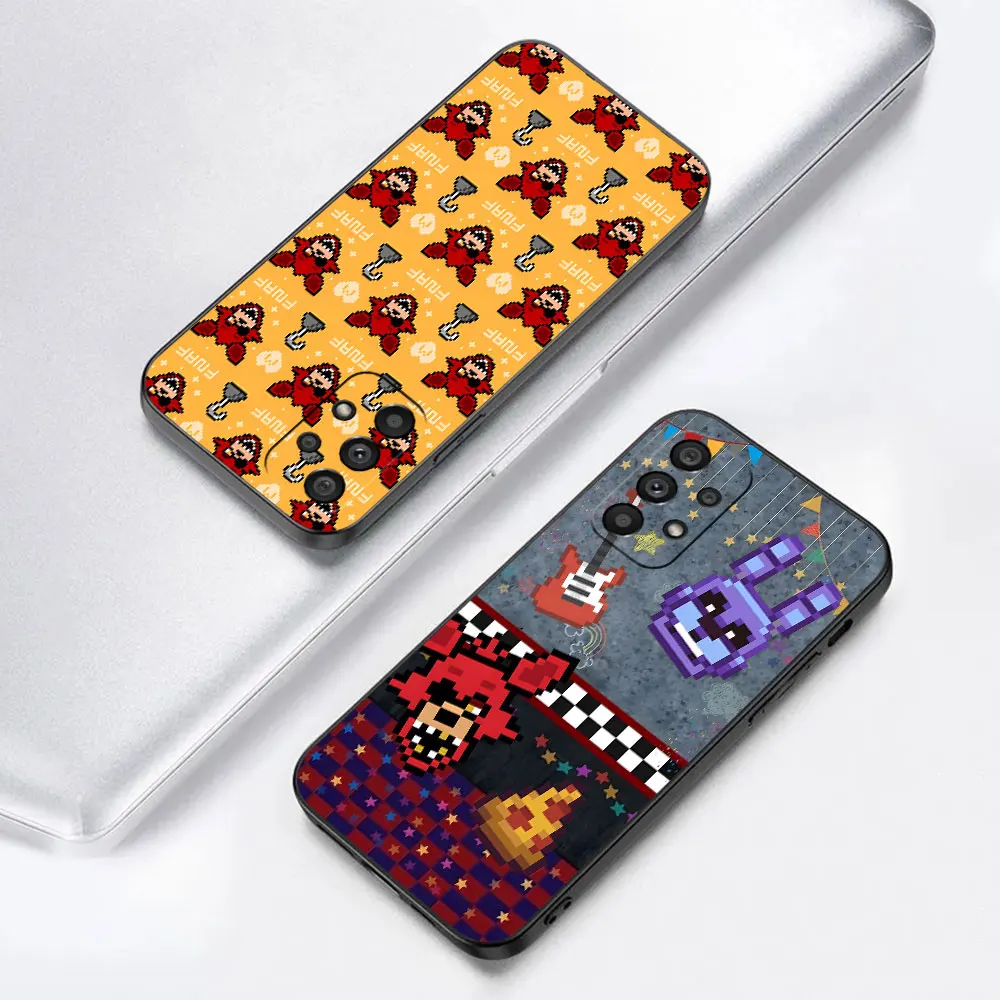Fnaf Five Nights At Freddy's Black TPU Phone Case Cover