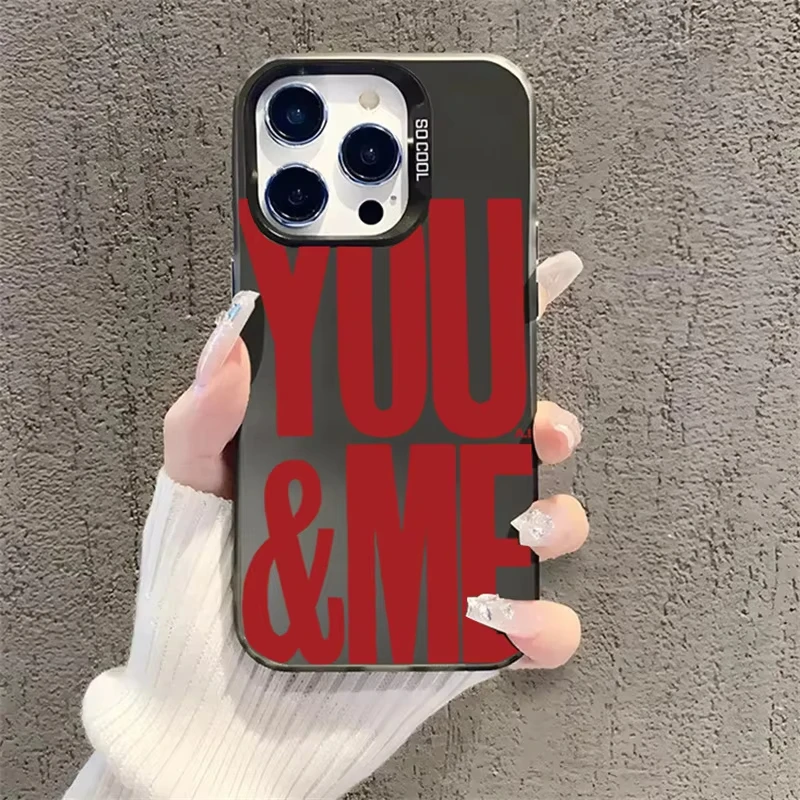 Trendy Creative Love Music English Phone Cover