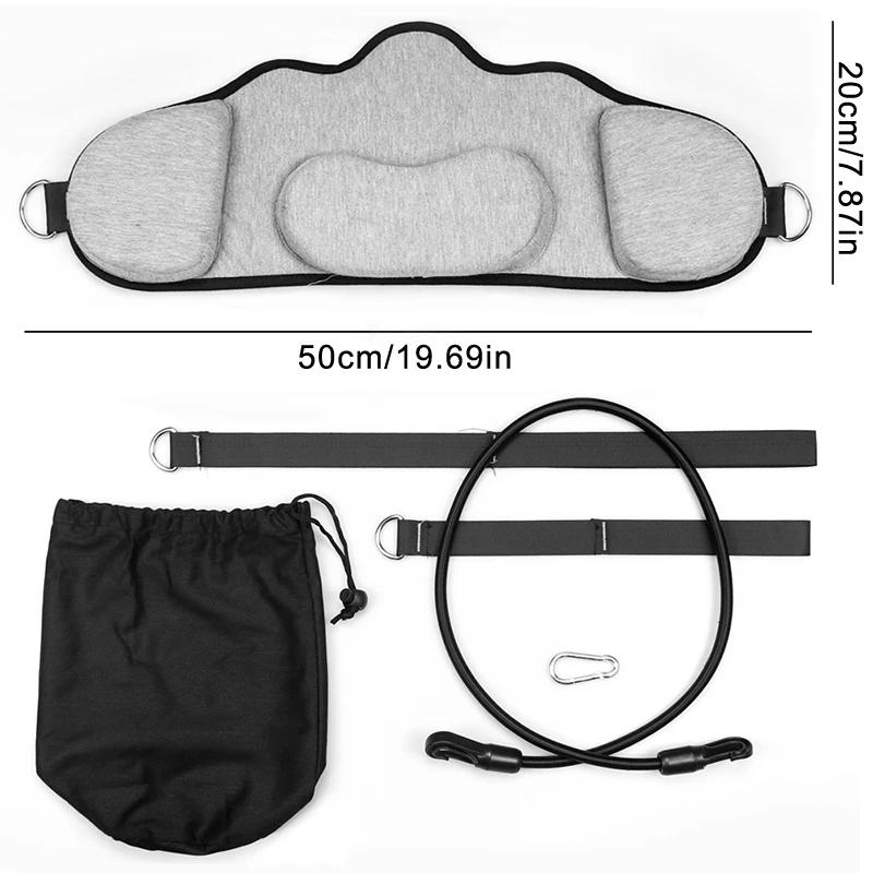 Amaca con supporto per massaggiatore per trazione al collo Barella cervicale per ridurre il rilassamento del dolore al collo con maschera per gli occhi gratuita - immagine 6