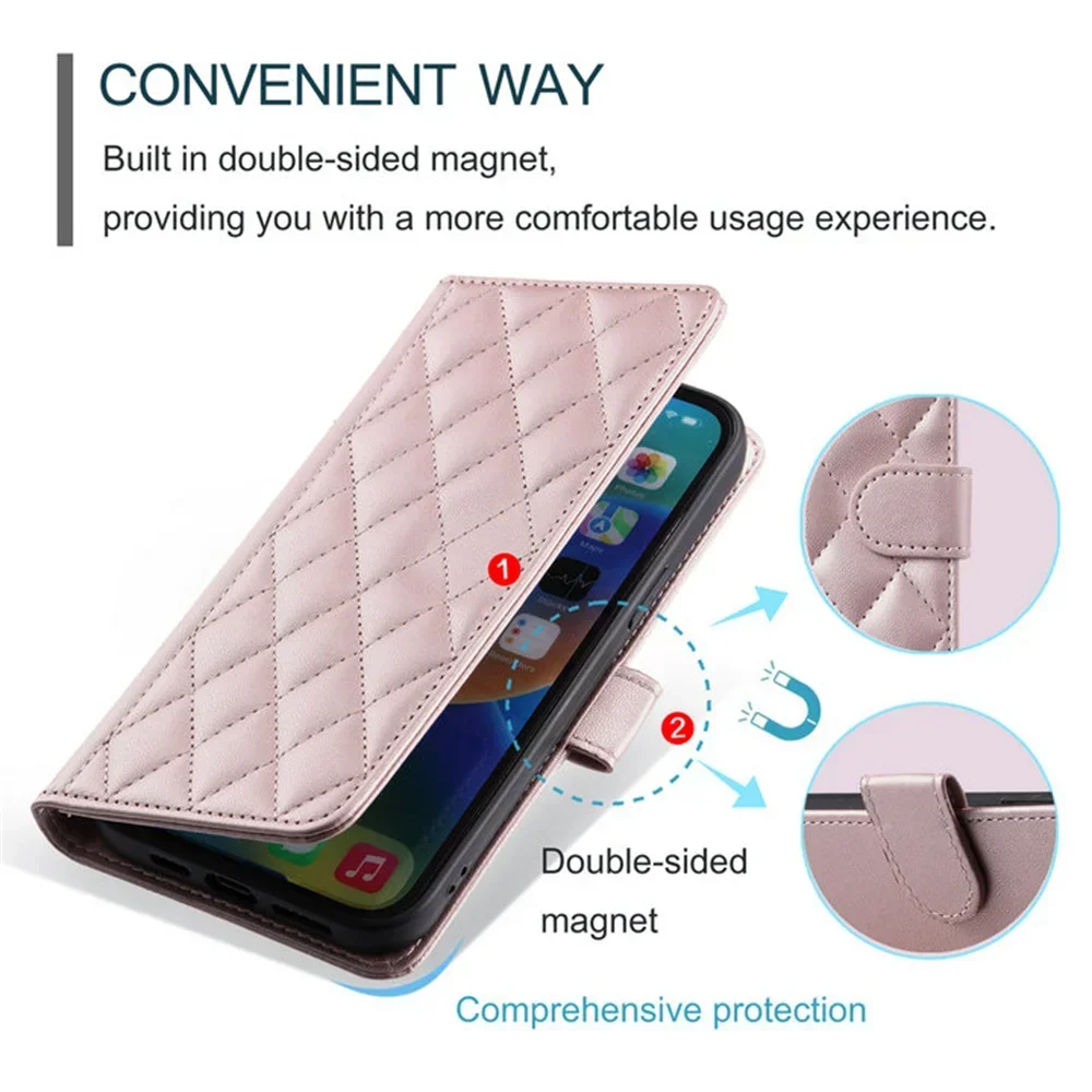 Crossbody Leather Wallet Case - Premium Protective Cover