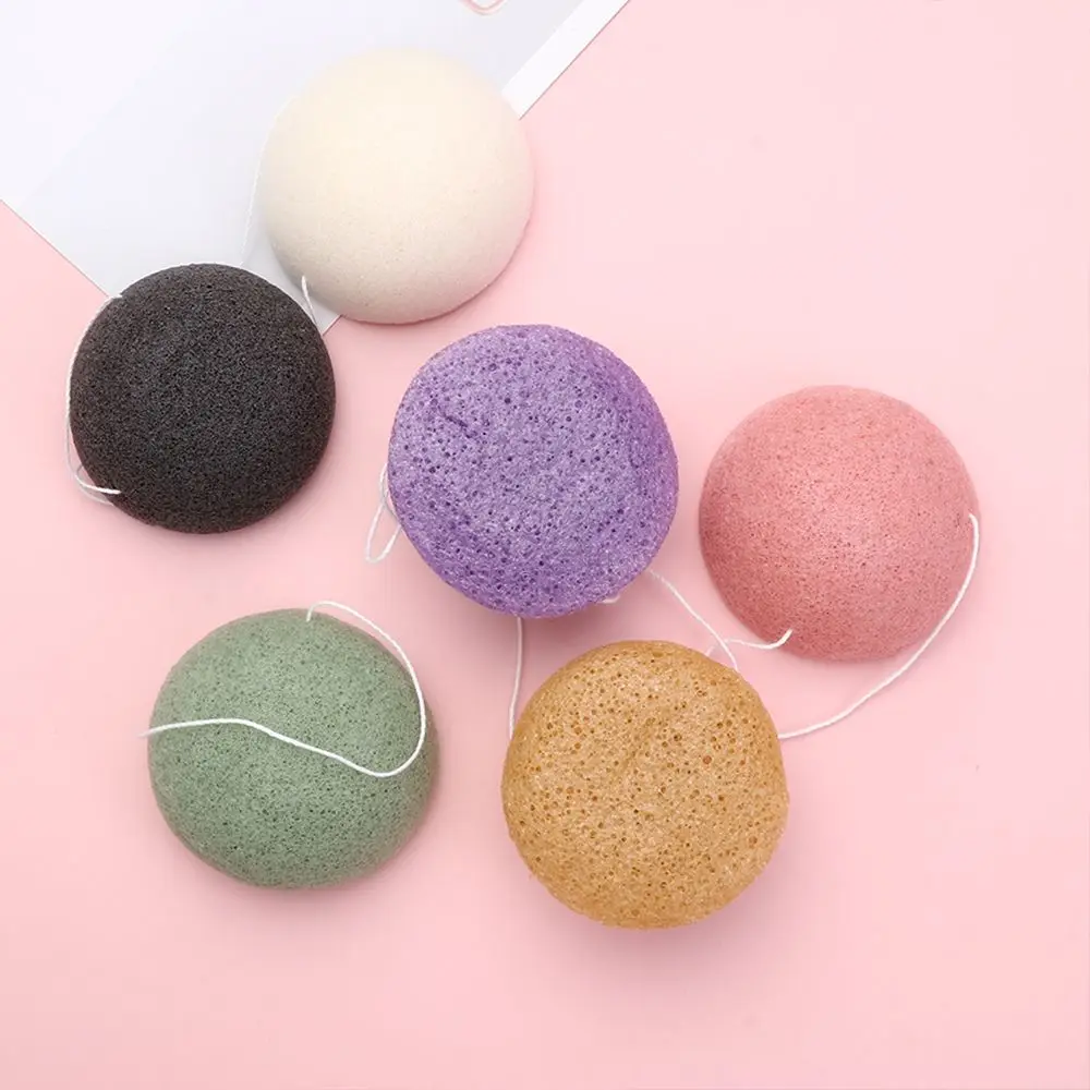 Fiber Facial Cleansing Exfoliator Sponge - Gentle Face Wash Puff