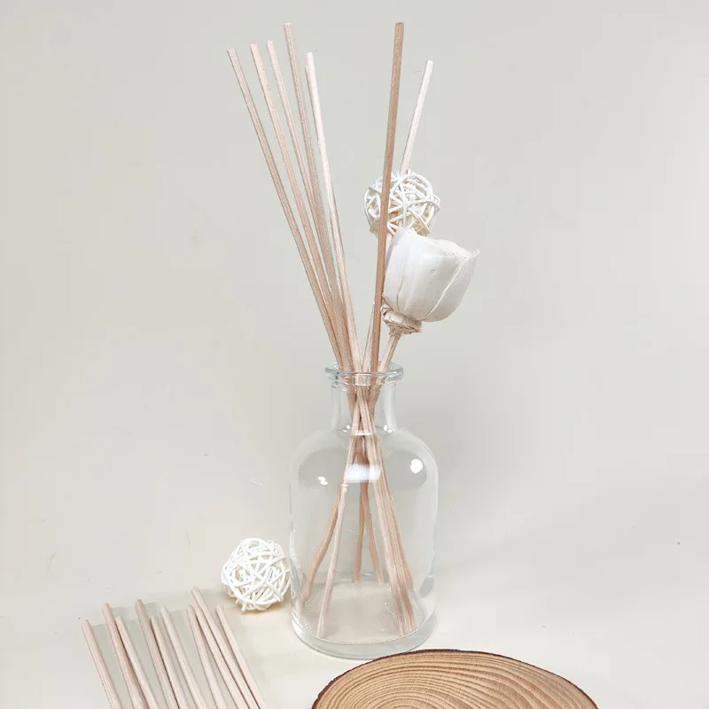 Reed Diffuser Straight Rod Natural Wood Color Indonesia Origin Healthy Incense Parts Different Size 50PCS