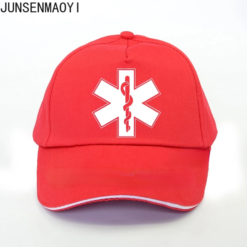 EMT Emergency Ambulance Print Baseball cap Brand hip hop cap high summer Men women Unisex adjustable snapback Trucker hat 3