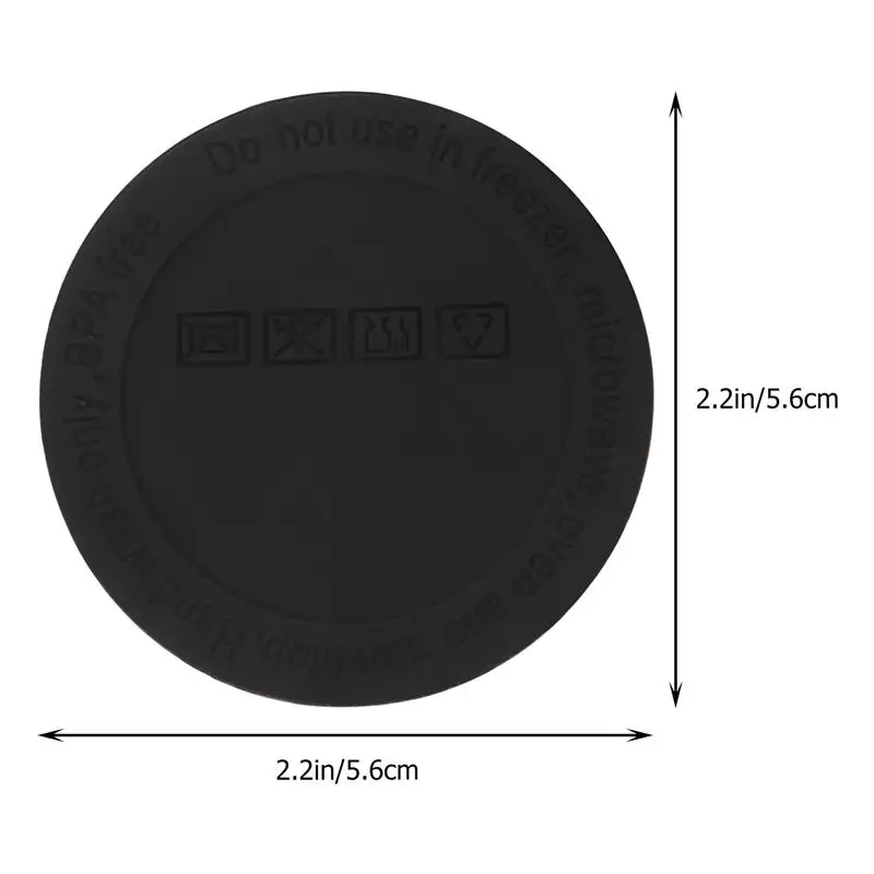Silicone Pads 20pcs Anti Skid Cup Bottom Protection Mat Cabinet Catches Tumblers Bottle Jar Holder Heat Resistant Pad Home