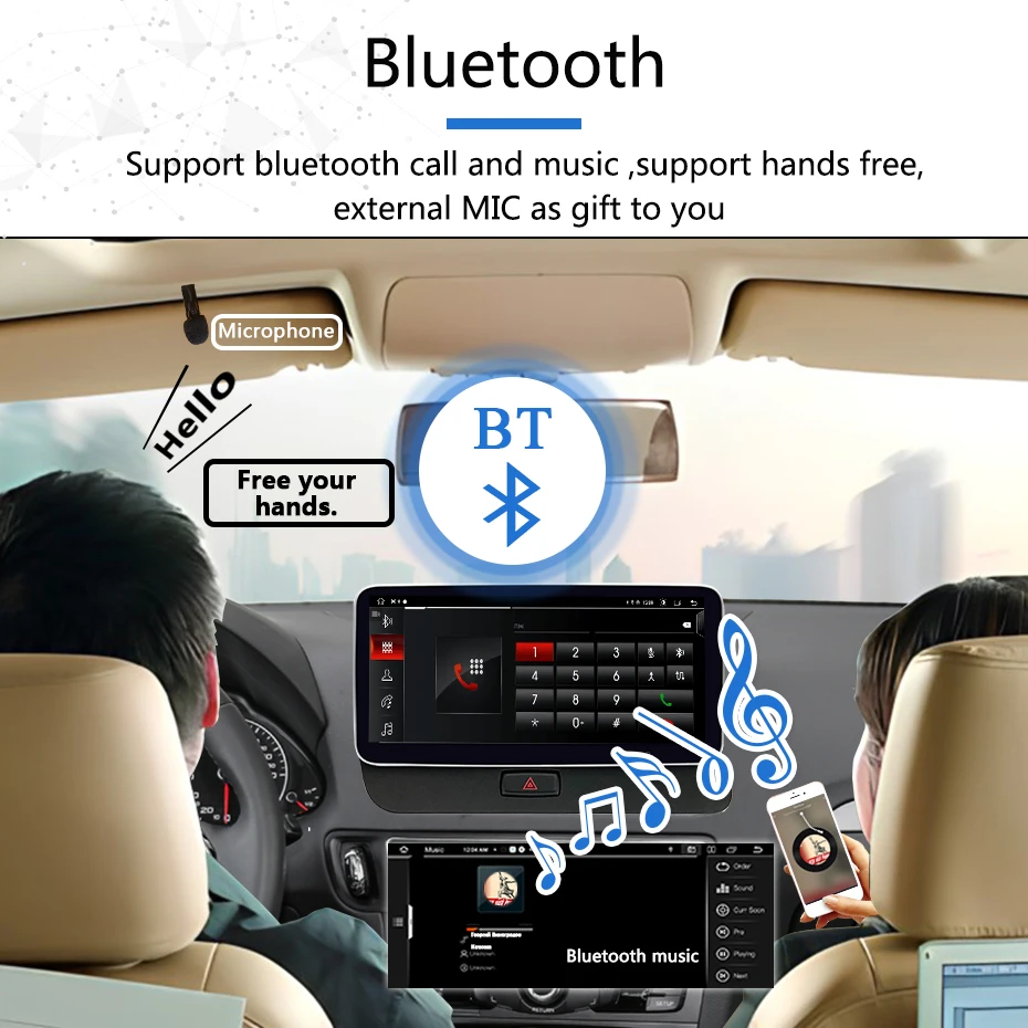 8,8 ''Wireless Carplay Android Auto Linux Auto Radio Multimedia Bildschirm Stereo Für Audi Q5 2009-2016 intelligente system navigation – Detail 10