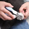 Pet Nail Clippers with Sickle Large Dog Nail Clippers Stainless Steel Grooming Scissors Nail Clippers Multifunctional Teddy Cat