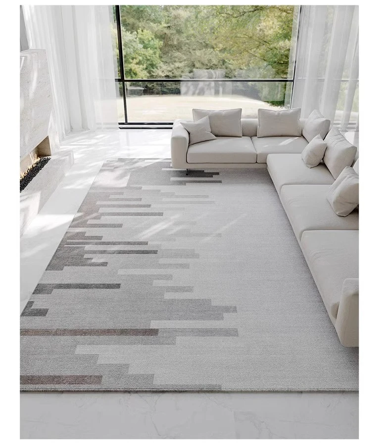 

Y0844 The coffee table is covered with pure colored imported Japanese minimalist plain colored carpets