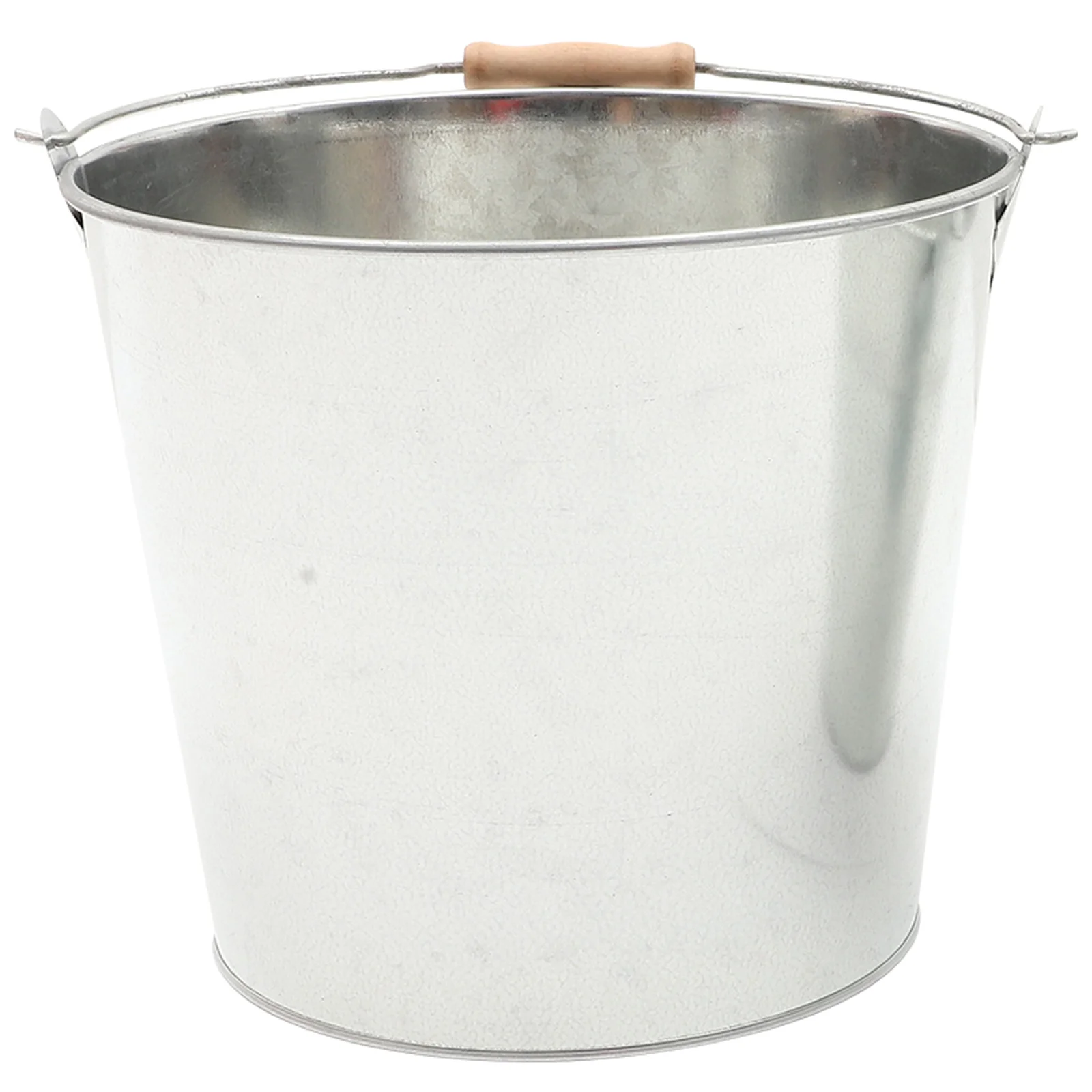 

Metal Fireplace Ash Bucket Outdoor Incinerator Large Holder Pail Stable Burn Barrel Toys