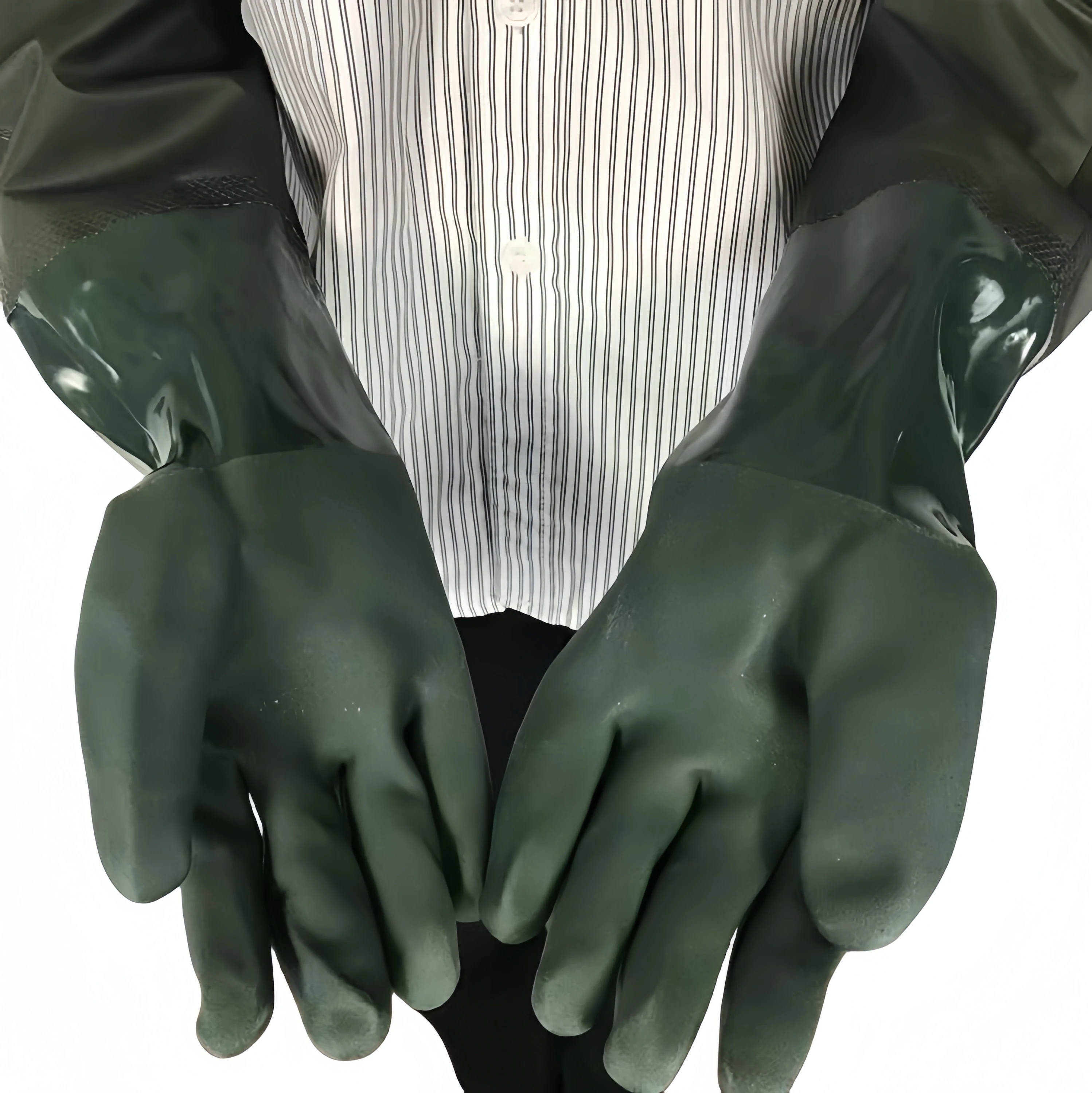 Water Working Gloves Thickened Lengthened Wear-resistant Waterproof Seafood Planting Rubber protective gloves garden work gloves cotton work gloves horticultural gloves
