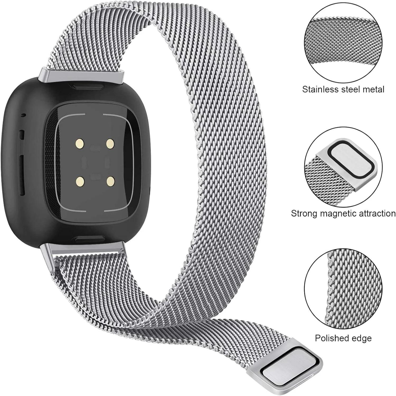 lish with these high-quality bands that perfectly complement your Versa 3 or Sense. Transform your look with these stylish, chic