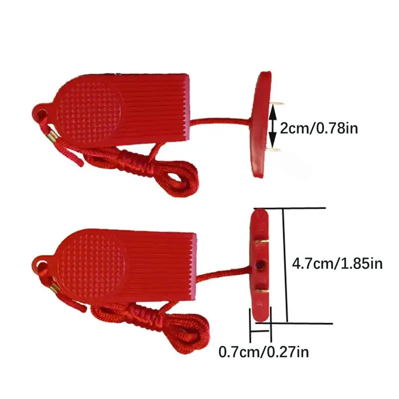 Treadmill Universal Safety Key Emergency Stop Switches Start Key Double Insert Enjoy Running Fitness Equipment Accessories gym accessories treadmill safety switch fitness equipment parts