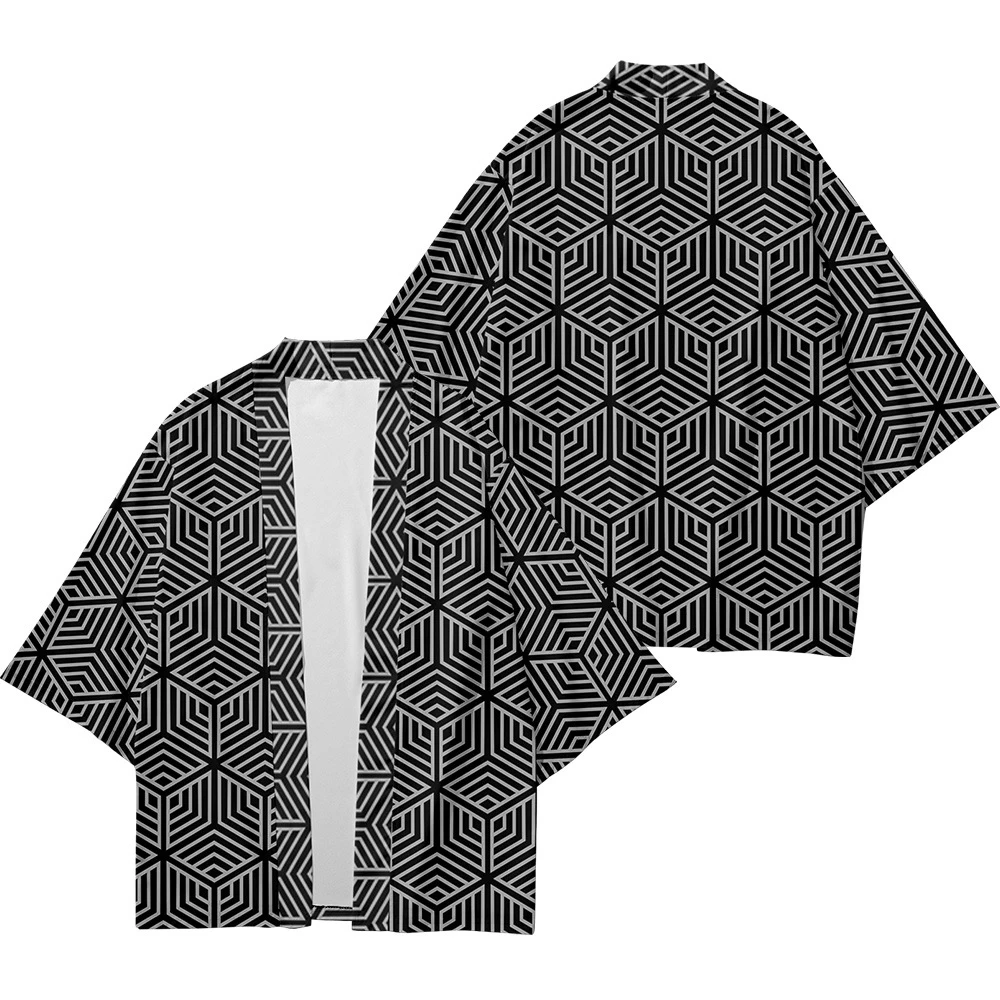 

Harajuku kimono Outer Robe Coat Shawl Cardigan Hawaiian Holiday Clothing 3D Printed Ukiyo-E Pattern Japanese Kimono Cape