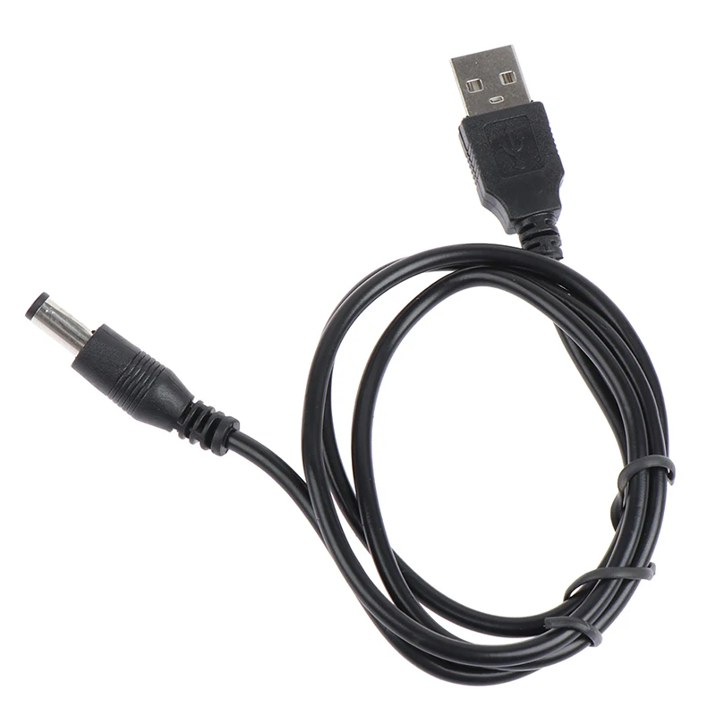 

Новинка 1 шт. USB 5 В зарядный кабель для DC 5,5 мм разъем USB кабель питания для MP3/MP4 плеера