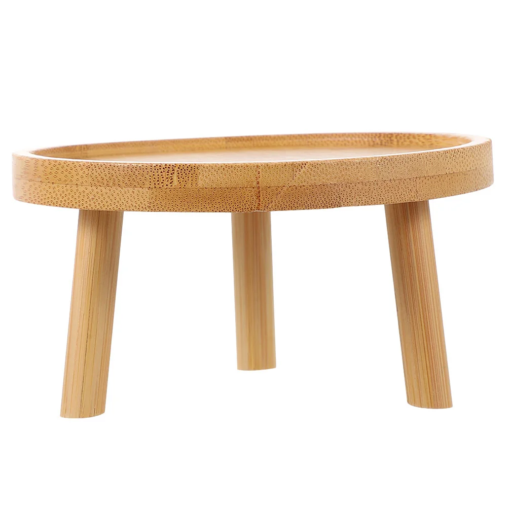 

Mini Stand Decor Household Vase Indoors Desk Bonsai Pot Pedestal Solid Wood Stands Plants Stool Flowerpot Stand Vase Display