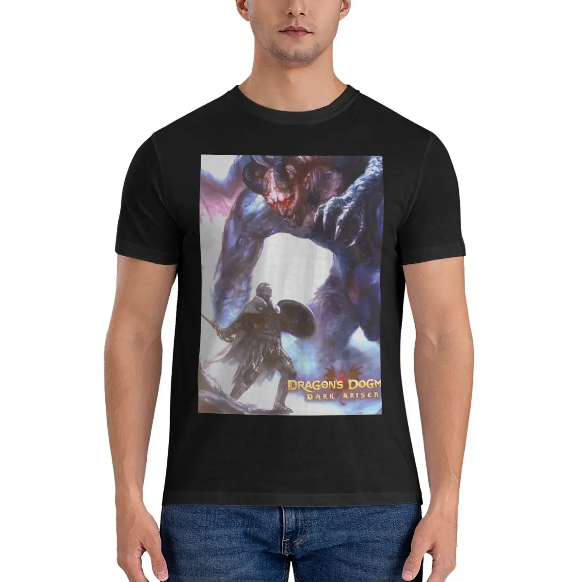 T-Shirt Da Uomo Warrior Leisure 100% Cotone Tees Manica Corta Dogma Del Drago T Shirt Girocollo Abbigliamento Regalo