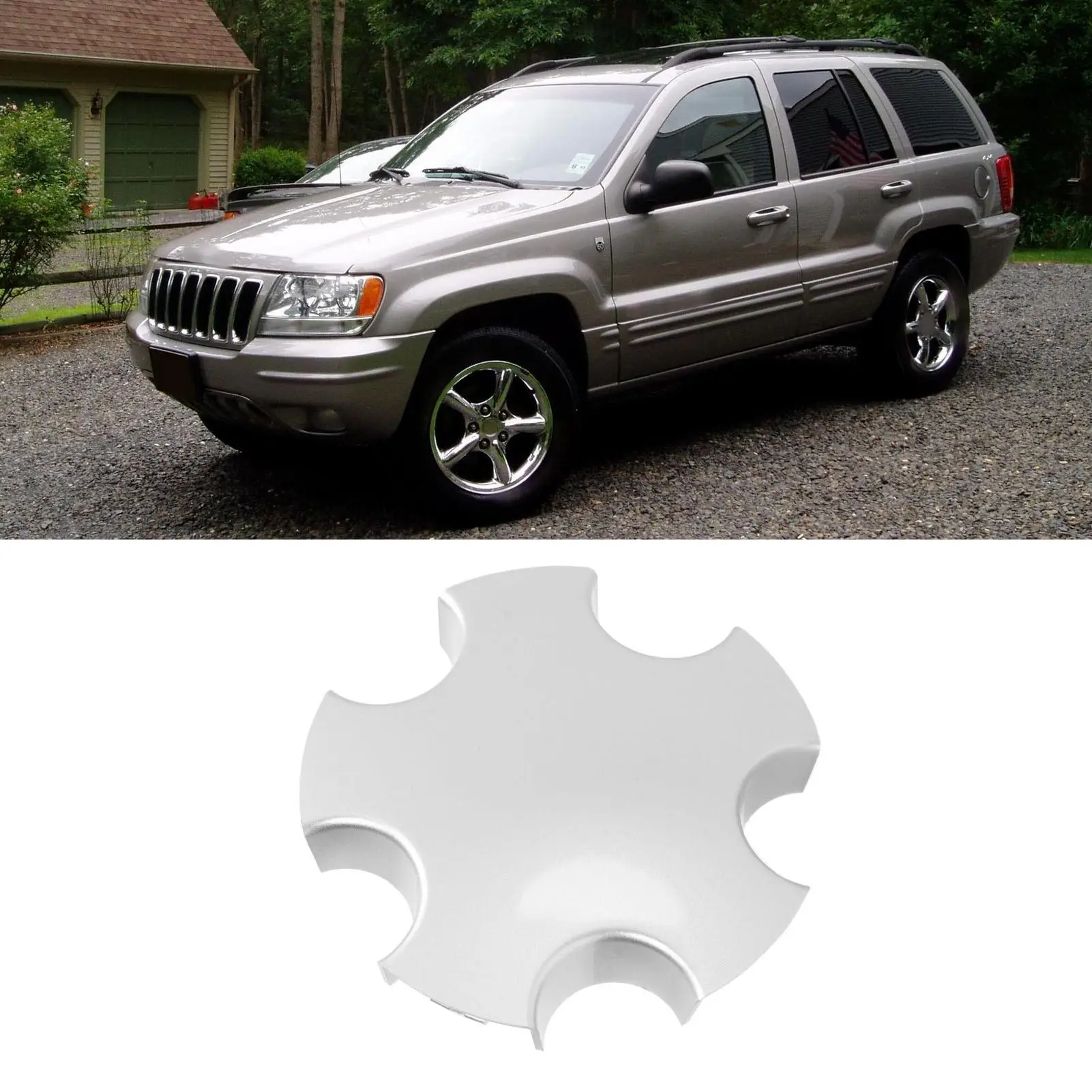 Auto Wheel Center Wheel Rim Hub Cover Guard Replacement for grand cherokee 2001 2002 2003 2004 Accessories
