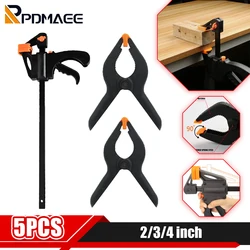 4Inch Mechanical Workshop Table F Clamp Fixed Kit Quick Ratchet Release Speed Squeeze WoodWorking DIY Carpentry Gadget Hand Tool