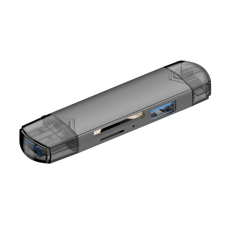 공장 전용 금형 USB3.0 다기능 카드 리더기 타입-C 안드로이드 휴대폰 컴퓨터 OTG 카메라 SD/TF/U 디스크