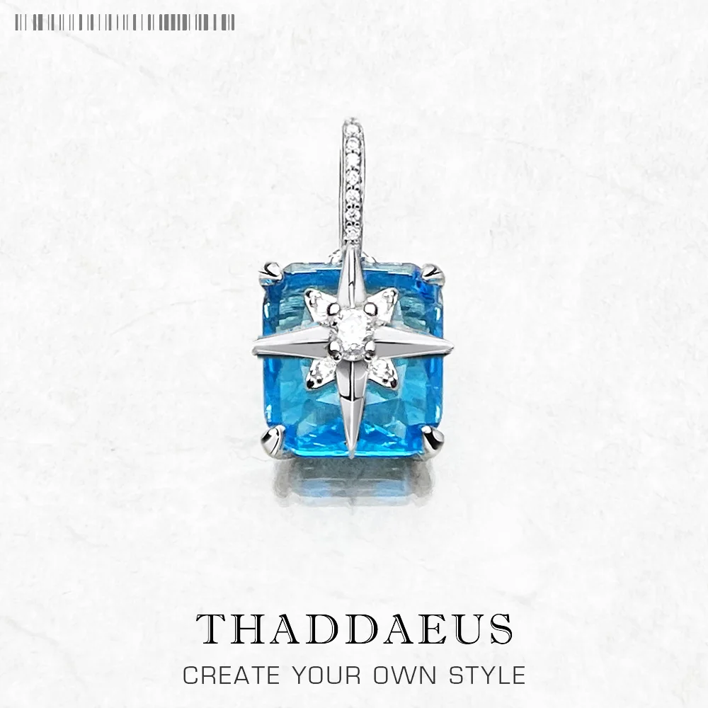 Star Blue Stone Pendant Europe Accessories Brand New Fashion