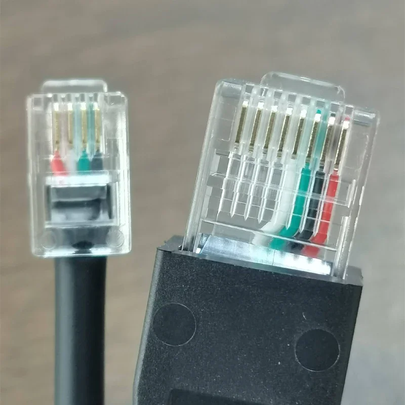 맞춤형 핀아웃 RJ45 8P8C - RJ9 4P4C 케이블