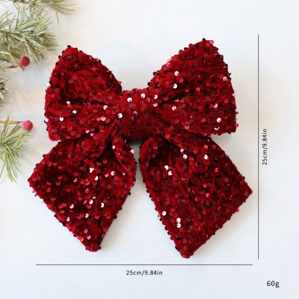 Flannelette Christmas Tree Bowknot Pendant Red DIY Ornament