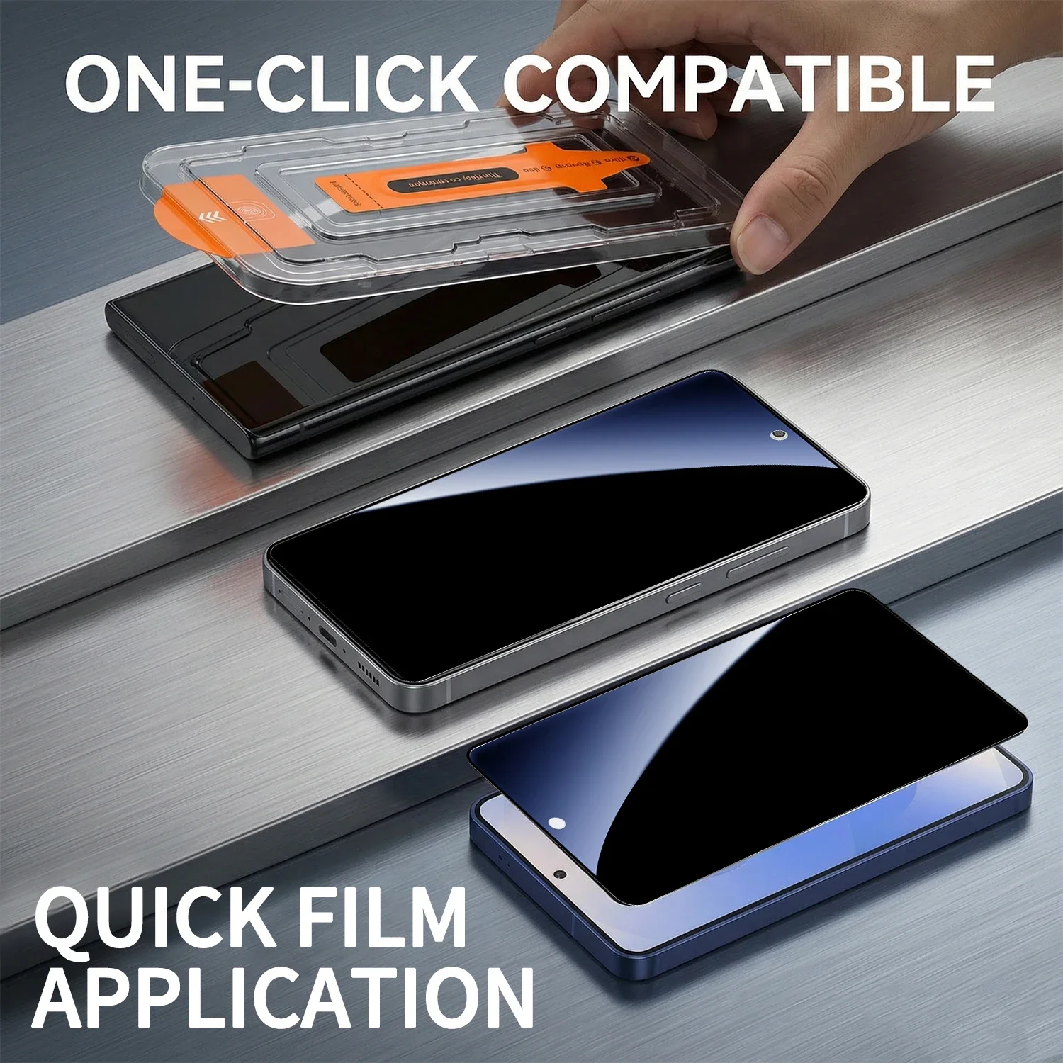 Anti-Spy Tempered Glass Privacy Screen Protectors
