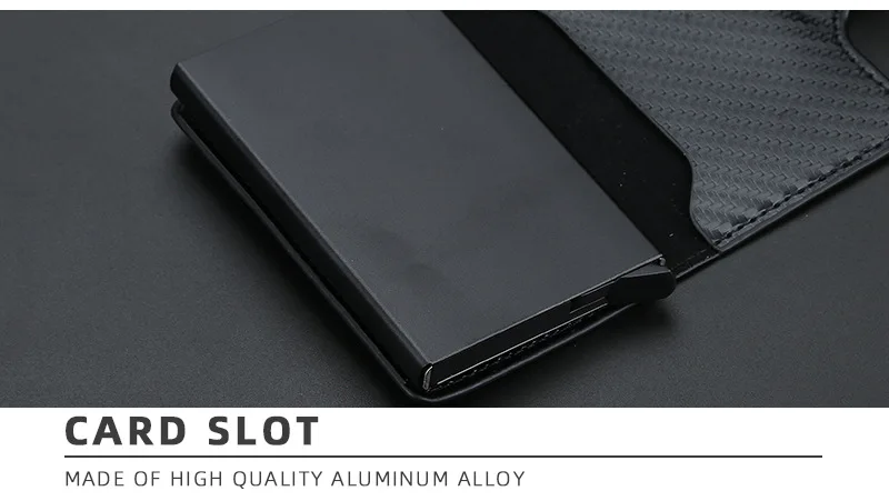 aluminium rfid protected wallet