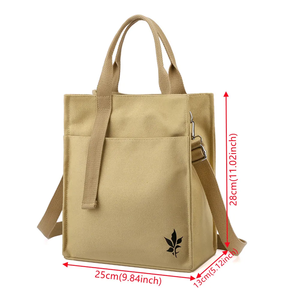 Women Messenger Bag Shoulder Bags Canvas Female Crossbody Bags Fashion Lady Handbags Zipper Closure High Quality Tote