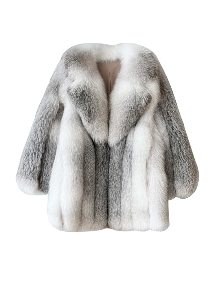 Fangtai 2023 Natural Real Fox Fur Coat Women Fur Coat Winter Warm Luxury Plus Size Jackets Clothing Free Shipping Female Vest