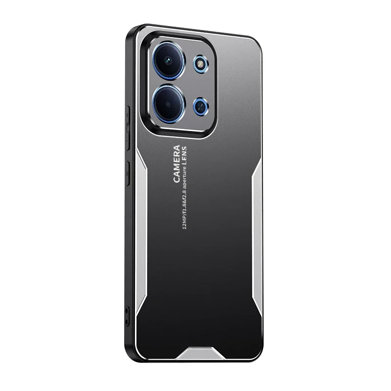 Aluminum Alloy Shockproof Matte Silicone Phone Case - Durable Protection