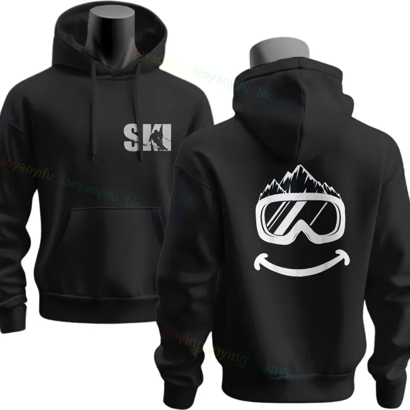 T-Shirt Garçon Attention serial skieur