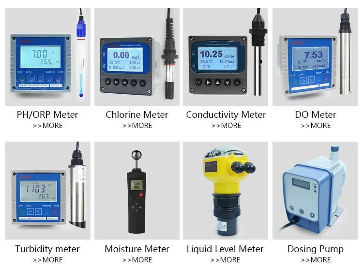 Online Automatic EC Test Meter Controller De PH 0 10 V, Digital Industrial Hydroponic ATC PH Sensor For Water Quality Monitor