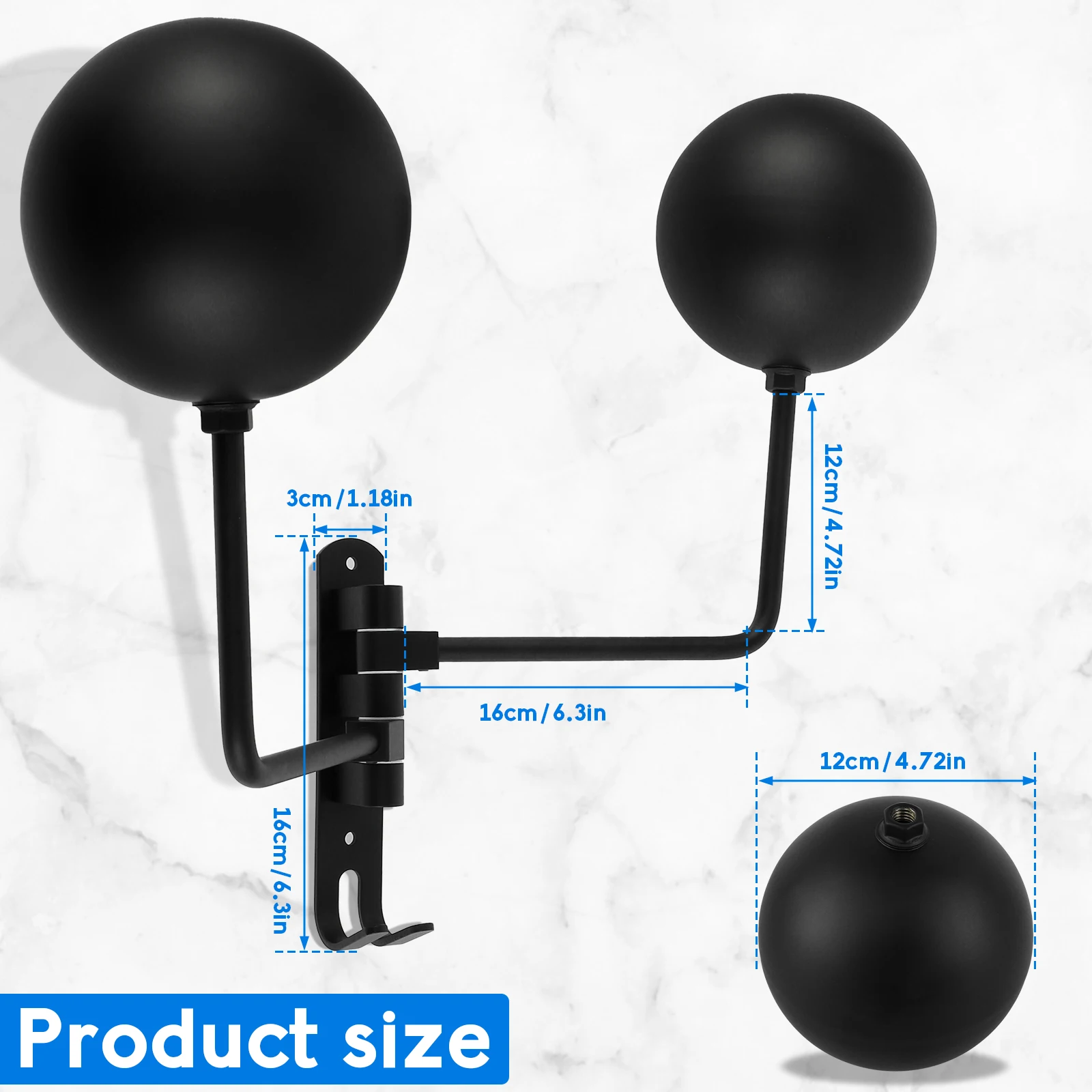 Motorcycle Helmet Holder New Motorcycle Helmet Holder Wall Mount 180&deg; Rotation Helmet Hanger Stand Rack Storage Hook for Motorcycle Bike Helmets