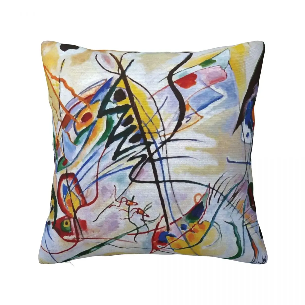 

Violet Wedge, Abstract, Wassily Kandinsky Throw Pillow Luxury Living Room Decorative Cushions pillow cover christmas