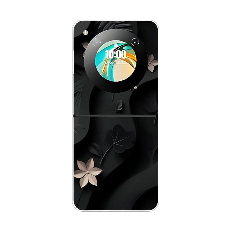 Soft Matte Silicone Back Cover with Fashion Painted Design