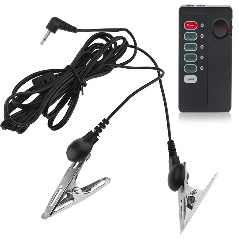 Pinces à tétons en acier inoxydable, Stimulation du sein à choc électrique, Clips en métal pour Clitoris et Labium, jouets sexuels pour adultes pour femmes_voghion.com
