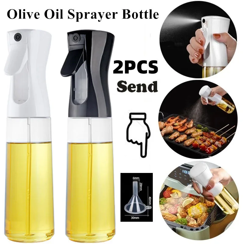 200/300ML Olive Oil Spray BBQ Cooking Kitchen Baking Olive Oil Sprayer Oil Spray Empty Bottle